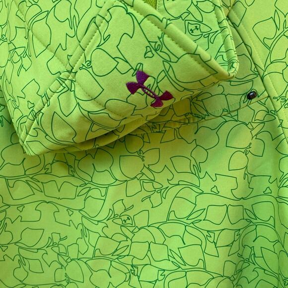 Under Armour Women's Viscosity Softshell Ski Jacket (Green Floral) - Size M - Picture 4 of 6